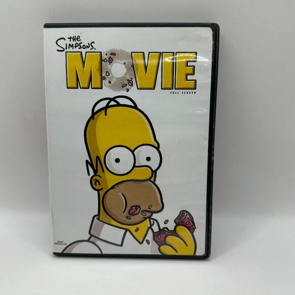 The Simpsons Movie 2007 DVD Full Screen PG 13 Homer Marge Bart Lisa Comedy Matt - Picture 2 of 4